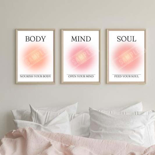 Body, Mind, Soul Posters